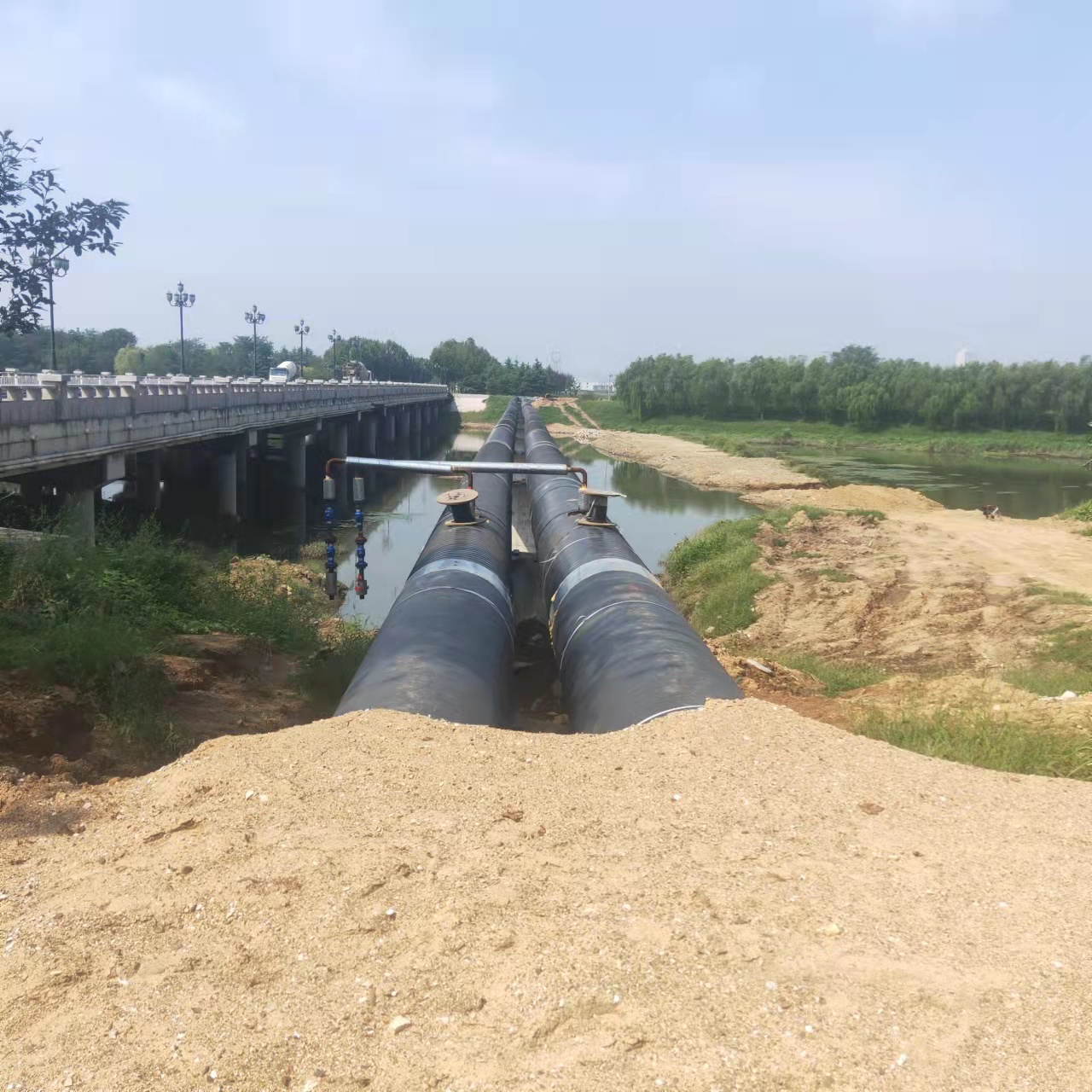 三山化工厂管道输油管道清洗